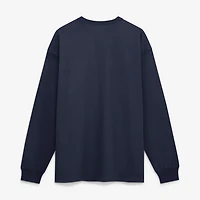 T-shirt à manches longues Nike Max90 pour homme, bleu marine, New York Giants Red Zone