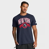 Men's Nike Navy New York Giants Rewind Front and Back Hit Essential T-Shirt