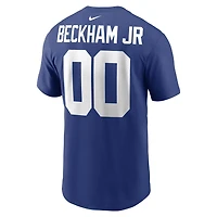 Men's Nike Odell Beckham Jr. Royal New York Giants Name & Number T-Shirt