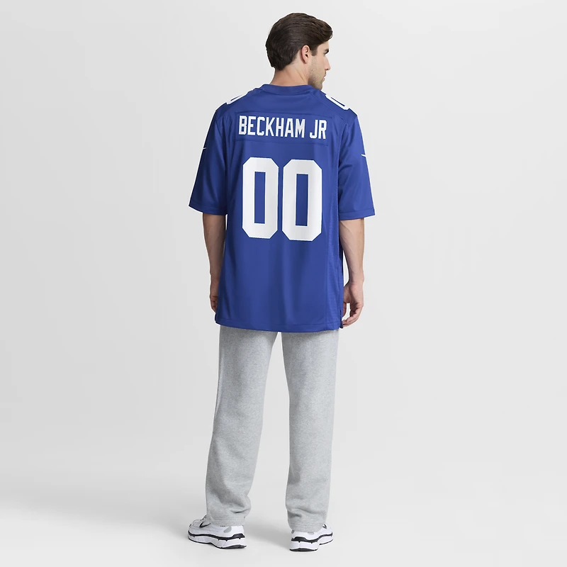Men's Nike Odell Beckham Jr. Royal New York Giants Team Game Jersey