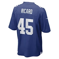 Men's Nike Patrick Ricard  Royal New York Giants Team Game Jersey