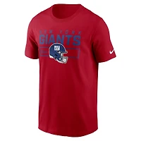 Men's Nike Red New York Giants Primetime Helmet Essential T-Shirt