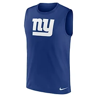 Men's Nike Royal New York Giants Blitz Legend Dri-FIT Muscle Tank Top