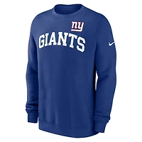 Sweat-shirt Nike Royal New York Giants Club pour homme