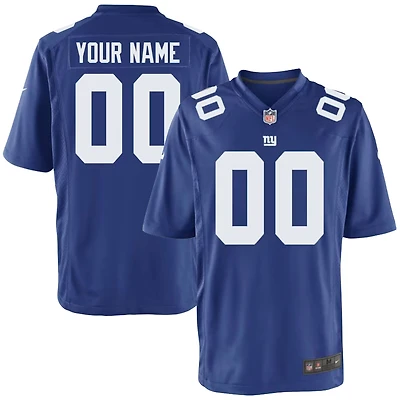 Men's Nike Royal New York Giants Custom Team Color - Game Jersey