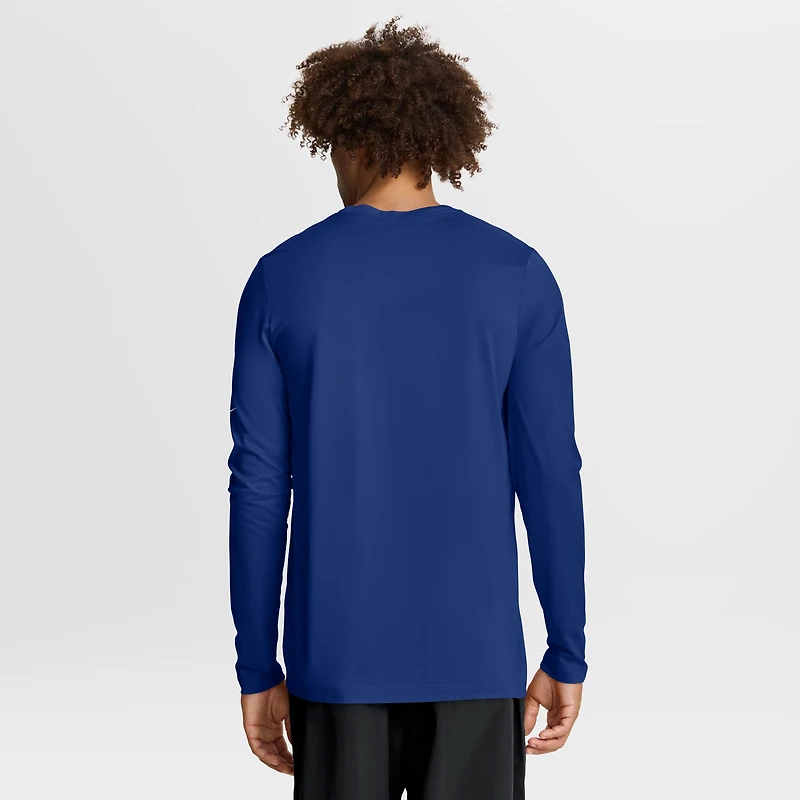 Men's Nike Royal New York Giants Legend Icon Dri-FIT Long Sleeve T-Shirt