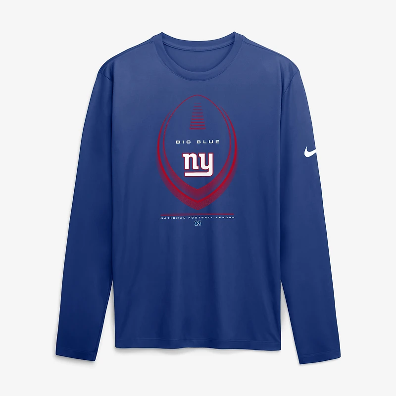 Men's Nike Royal New York Giants Legend Icon Dri-FIT Long Sleeve T-Shirt
