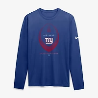 Men's Nike Royal New York Giants Legend Icon Dri-FIT Long Sleeve T-Shirt