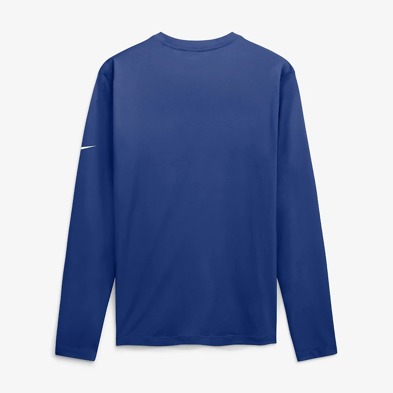 Men's Nike Royal New York Giants Legend Icon Dri-FIT Long Sleeve T-Shirt