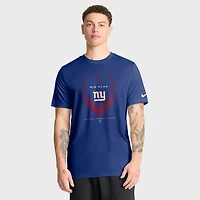 T-shirt Nike Dri-FIT Legend Icon des Giants de New York, bleu royal, pour homme