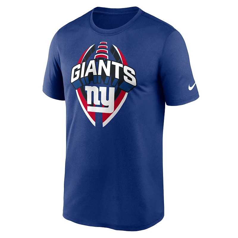 T-shirt Nike Royal New York Giants Legend Icon Performance pour homme