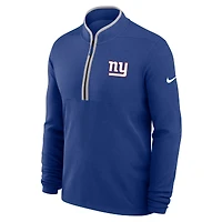 Men's Nike Royal New York Giants Lightweight Victory Dri-FIT Half-Zip Pullover