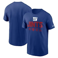 Men's Nike  Royal New York Giants Local Essential T-Shirt