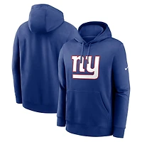 Sweat à capuche Nike Royal New York Giants Primetime Club Logo pour homme