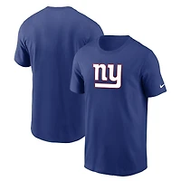 Men's Nike Royal New York Giants Primetime Logo Essential T-Shirt