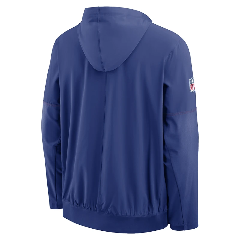 Veste anorak à demi-zip et capuche Nike Royal New York Giants pour homme