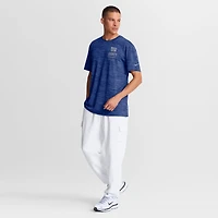 T-shirt Nike Royal New York Giants Sideline Double Covered Dri-FIT Velocity pour homme