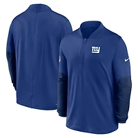 Men's Nike Royal New York Giants Sideline Dri-FIT Half-Zip Pullover