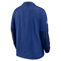Men's Nike Royal New York Giants Sideline Dri-FIT Half-Zip Pullover