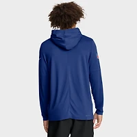 T-shirt à capuche manches longues Nike Royal New York Giants Sideline Pure Fury Dri-FIT pour homme
