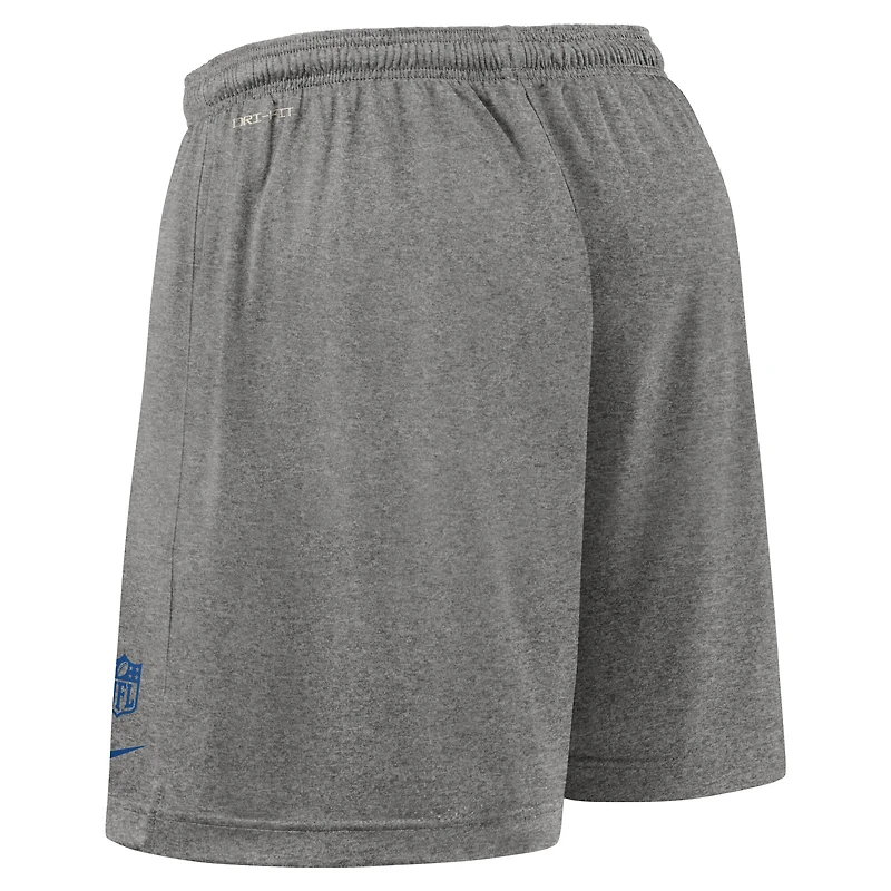 Men's Nike Royal New York Giants Sideline Reversible Dri-FIT Shorts