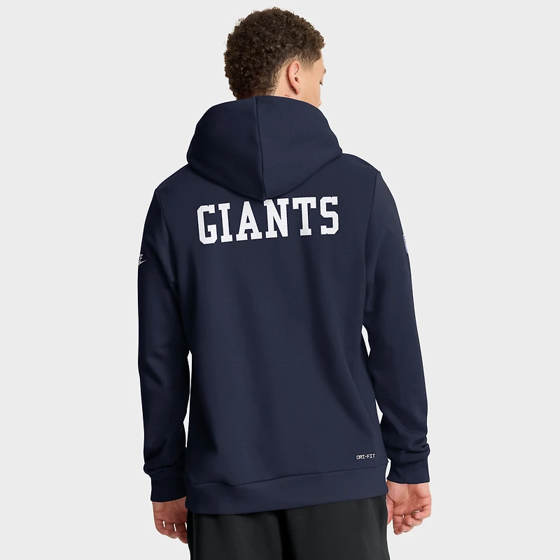 Sweat à capuche Nike Royal New York Giants Sideline Standard Issue Alt 2 Dri-FIT pour homme