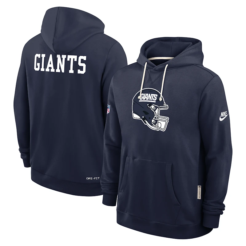 Sweat à capuche Nike Royal New York Giants Sideline Standard Issue Alt 2 Dri-FIT pour homme