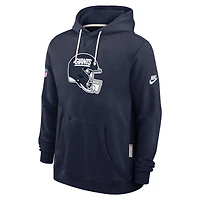 Sweat à capuche Nike Royal New York Giants Sideline Standard Issue Alt 2 Dri-FIT pour homme