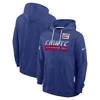 Men's Nike Royal New York Giants Sideline Standard Issue Dri-FIT Hoodie