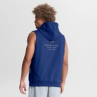 Men's Nike Royal New York Giants Sideline Standard Issue Dri-FIT Sleeveless Hoodie