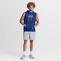 Men's Nike Royal New York Giants Sideline Standard Issue Dri-FIT Sleeveless Hoodie