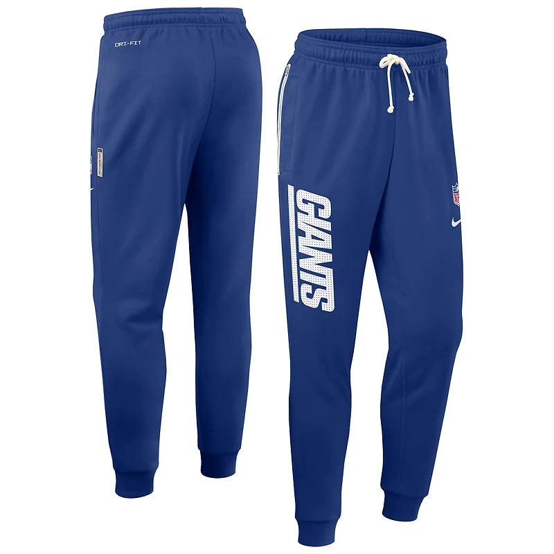 Men's Nike Royal New York Giants Sideline Standard Issue Ground Game Dri-FIT Taper Pants