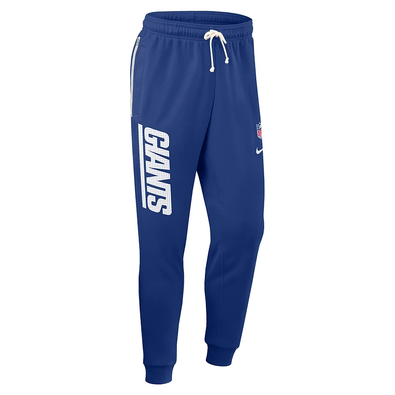 Pantalon fuselé Nike Royal New York Giants Sideline Standard Issue Ground Game Dri-FIT pour homme