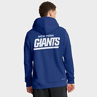 Sweat à capuche Nike Royal New York Giants Sideline Standard Issue Initial Home Dri-FIT pour homme