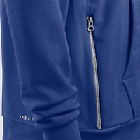 Sweat à capuche Nike Royal New York Giants Sideline Standard Issue Utility Player Dri-FIT entièrement zippé pour homme
