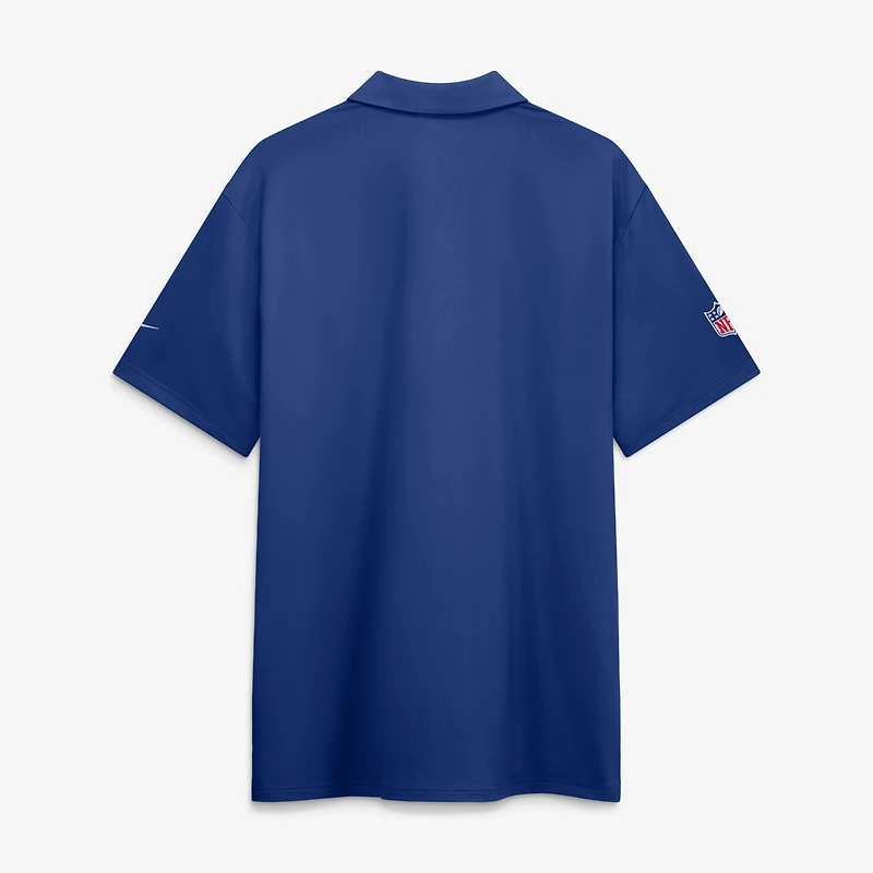 Polo Nike Dri-FIT bleu royal pour homme, édition spéciale New York Giants.