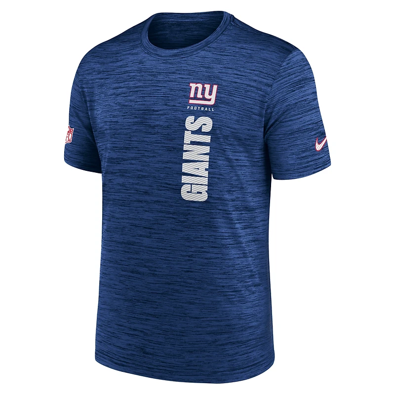 Men's Nike Royal New York Giants Sideline Velocity Dri-FIT T-Shirt