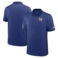 Polo Nike Royal New York Giants Sideline Victory Stripe Dri-FIT pour homme