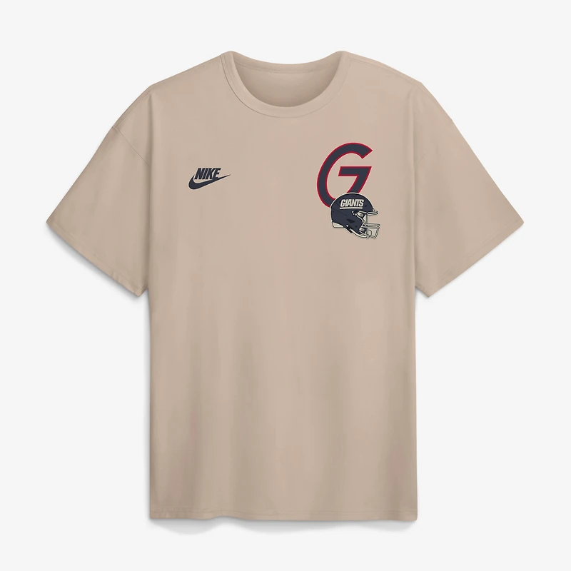 Men's Nike Sand New York Giants Rewind Max90 T-Shirt