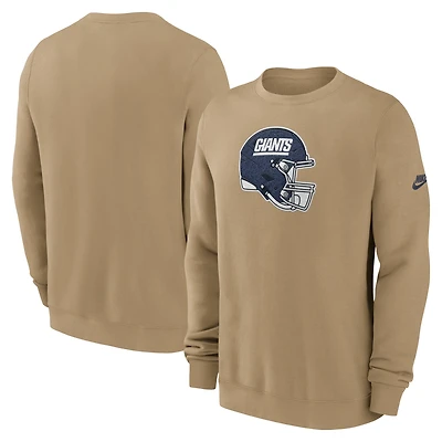 Sweat-shirt Nike Tan New York Giants Swing Pass Rewind Club pour homme