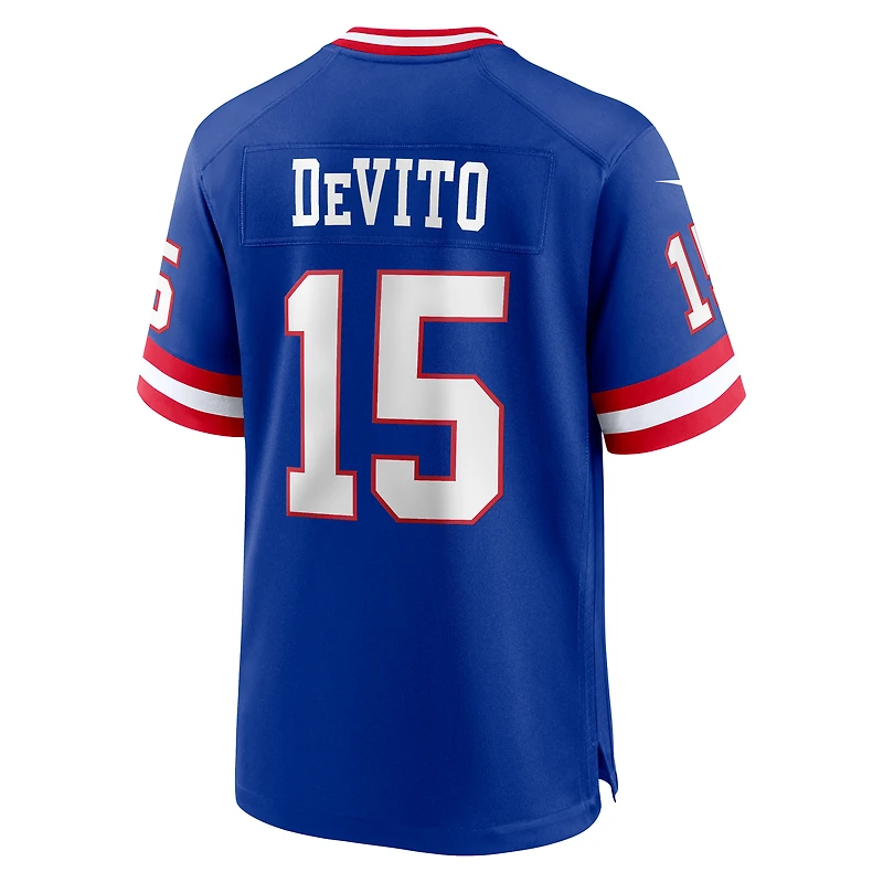Men's Nike Tommy DeVito Royal New York Giants Alternate Game Jersey