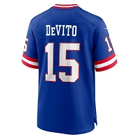 Men's Nike Tommy DeVito Royal New York Giants Alternate Game Jersey