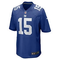 Maillot de match Nike Tommy DeVito Royal New York Giants pour homme