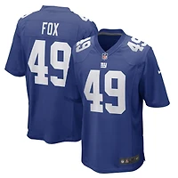 Maillot de joueur match Nike Tomon Fox Royal New York Giants pour homme