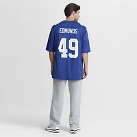 Men's Nike Tremaine Edmunds  Royal New York Giants Team Game Jersey