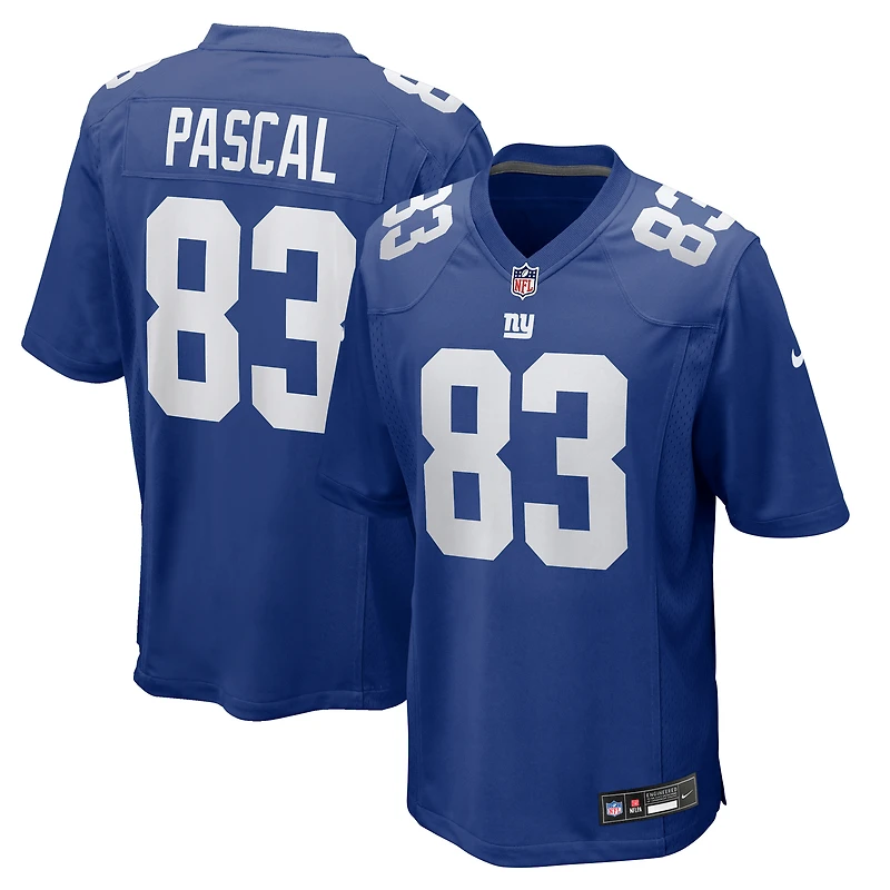 Men's Nike Zach Pascal  Royal New York Giants Team Game Jersey