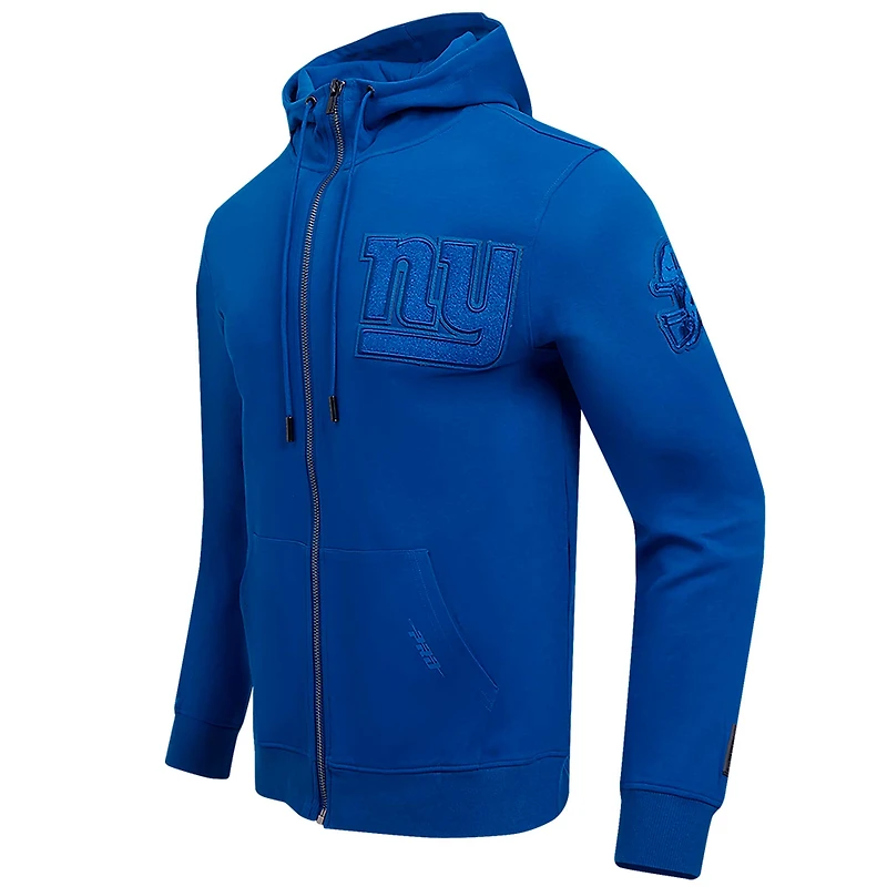 Sweat à capuche triple ton sur Pro Standard Royal New York Giants pour hommes