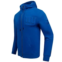 Sweat à capuche triple ton sur Pro Standard Royal New York Giants pour hommes