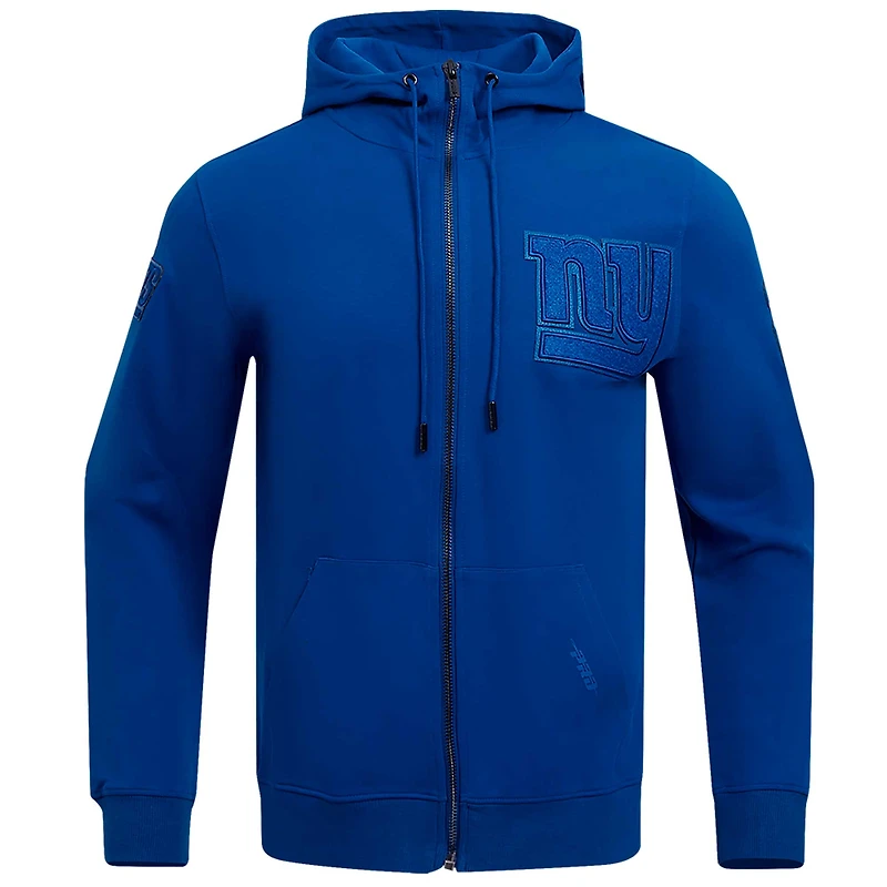 Sweat à capuche triple ton sur Pro Standard Royal New York Giants pour hommes
