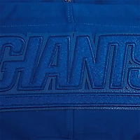 Sweat à capuche triple ton sur Pro Standard Royal New York Giants pour hommes